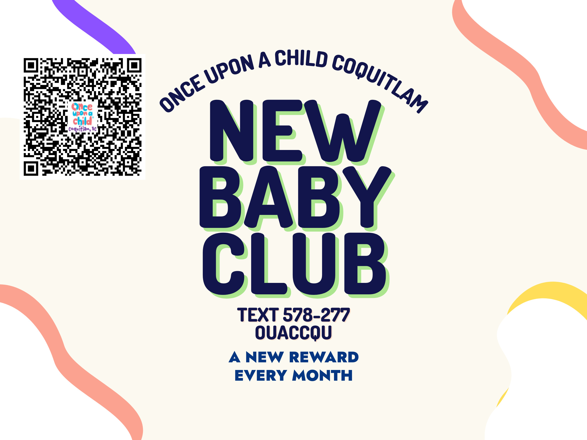 New Baby Club, every Month a new offer!